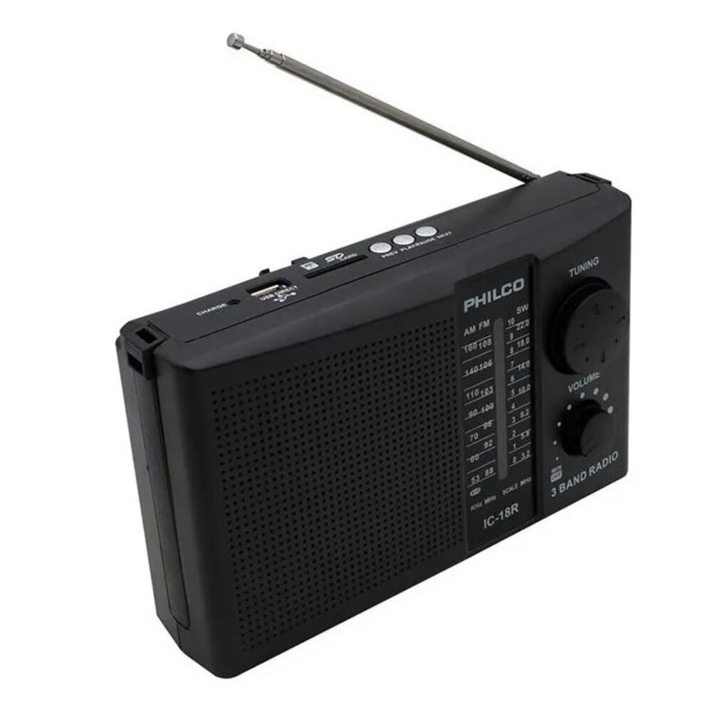 Radio Philco Ic 18-r Multibandas Recargable image number 2.0
