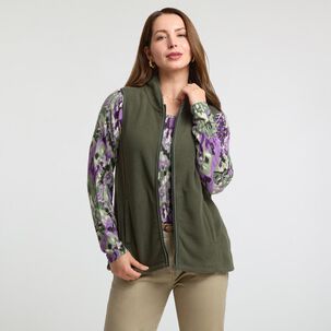 Polerón Regular Sin Manga Cuello Alto Mujer Geeps