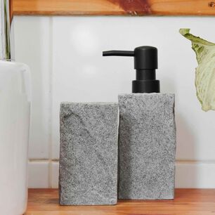 Set 2 Accesorios De Ba&ntilde;o Dispensador De Jab&oacute;n Y Vaso Rock