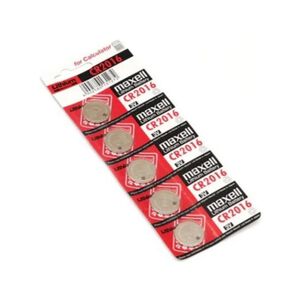 Pack 5 Pilas Cr2016 Para Reloj Xc2016