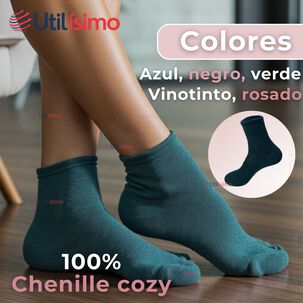 Pack 12 Calcetines T&eacute;rmicos Extra Suaves Chenille Cozy Mujer Surtido