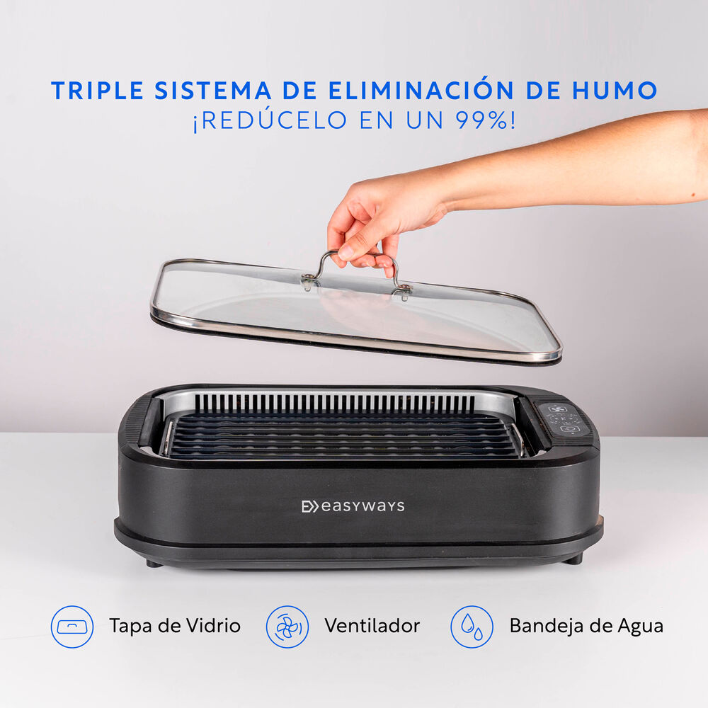 Parrilla Electrica Smokeless Grill Master Easyways image number 1.0