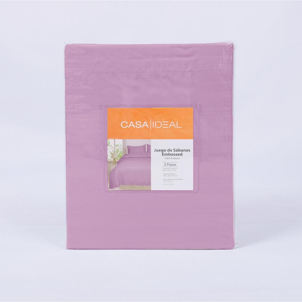 Juego De S&aacute;banas Casaideal Embossed / 1.5 Plazas image number 2.0