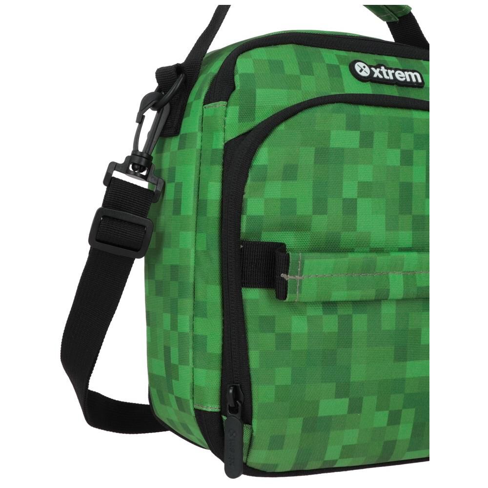 Lonchera T&eacute;rmica Xtrem Lunch-pack 6xt Pixels Verde image number 6.0