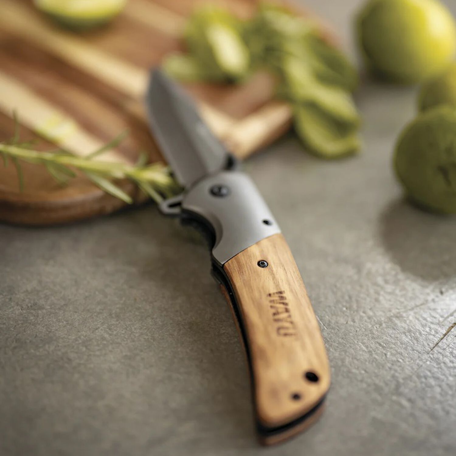 Navaja Wayu Cortapluma Pocket Knife Mango Madera image number 3.0