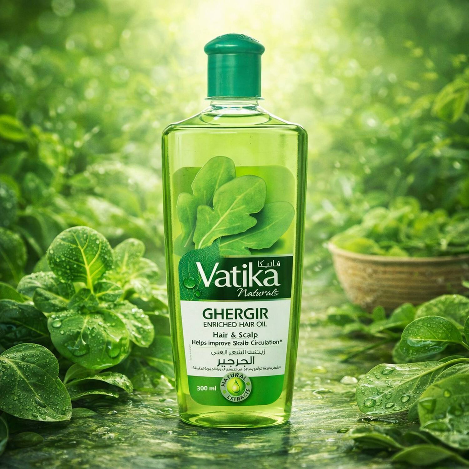 Vatika Aceite Capilar Ghergir 300 Ml image number 1.0