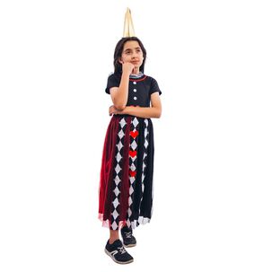 Disfraz Infantil Ni&ntilde;a Reina De Los Corazones Alicia