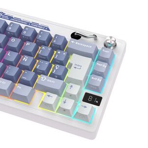 Teclado Mec&aacute;nico Inal&aacute;mbrico Rkm65 65% Espa&ntilde;ol Royal Kludge