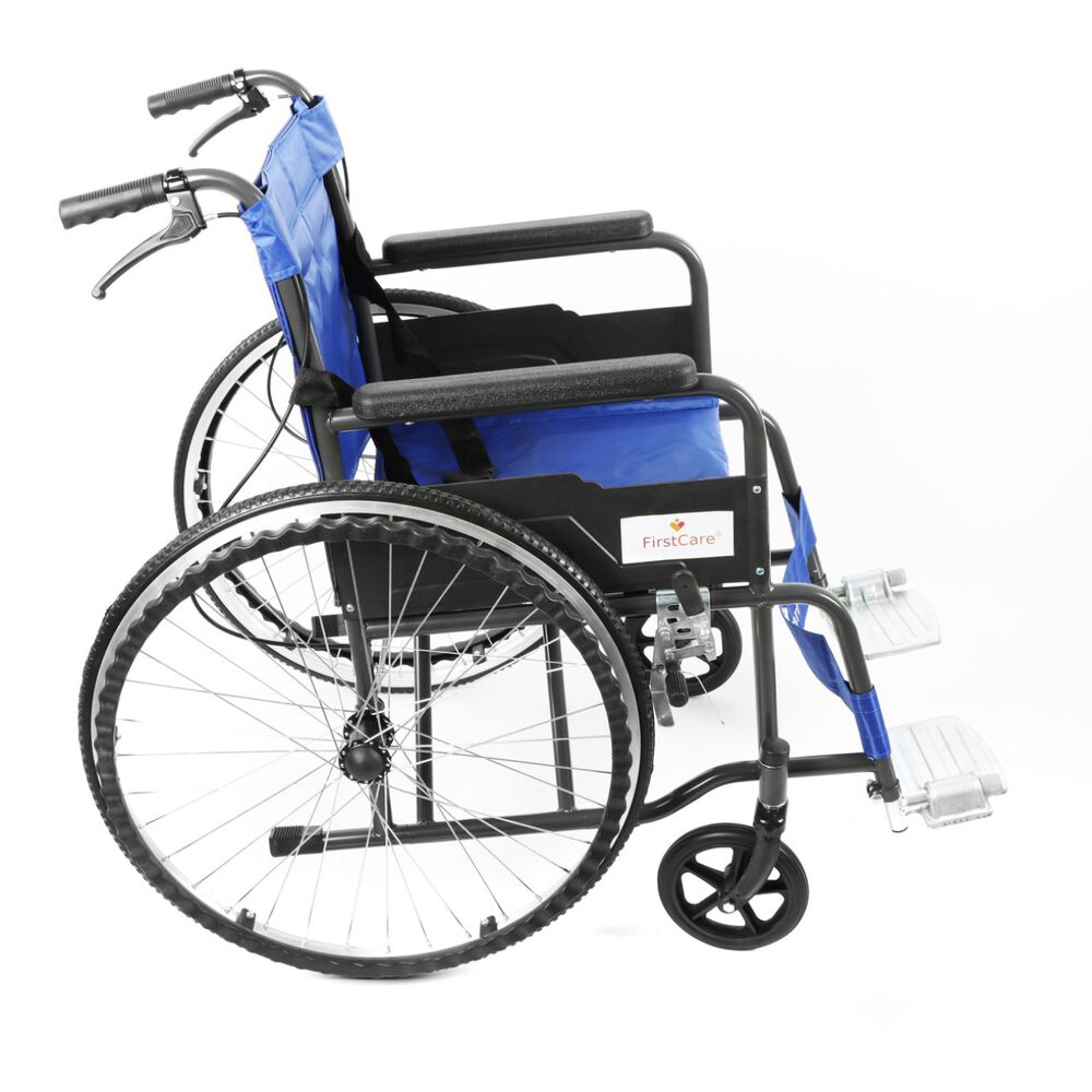 Silla De Ruedas Standard Plegable Azul image number 1.0