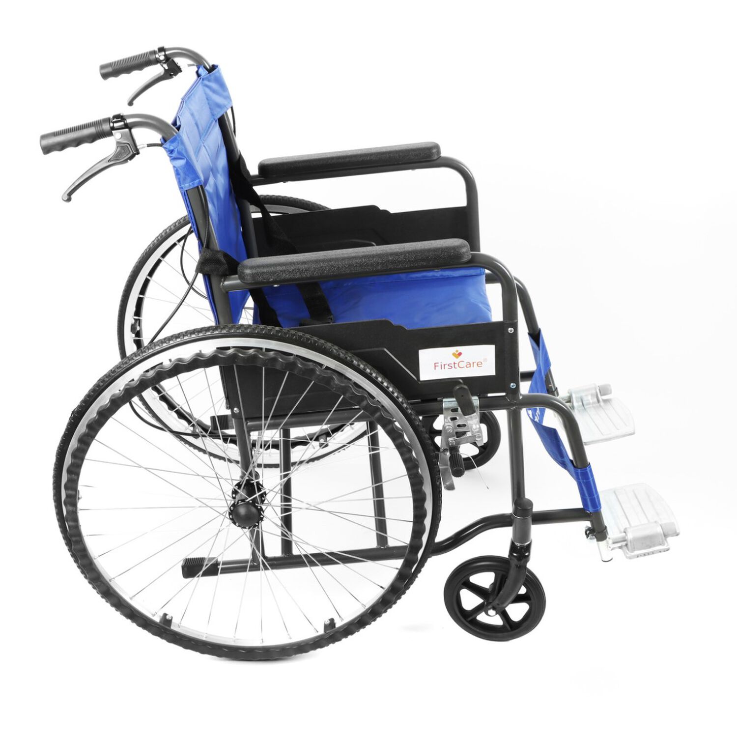Silla De Ruedas Standard Plegable Azul image number 1.0