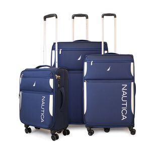 Set De 3 Maletas Blandas S+m+l Nautica Marbella Azul