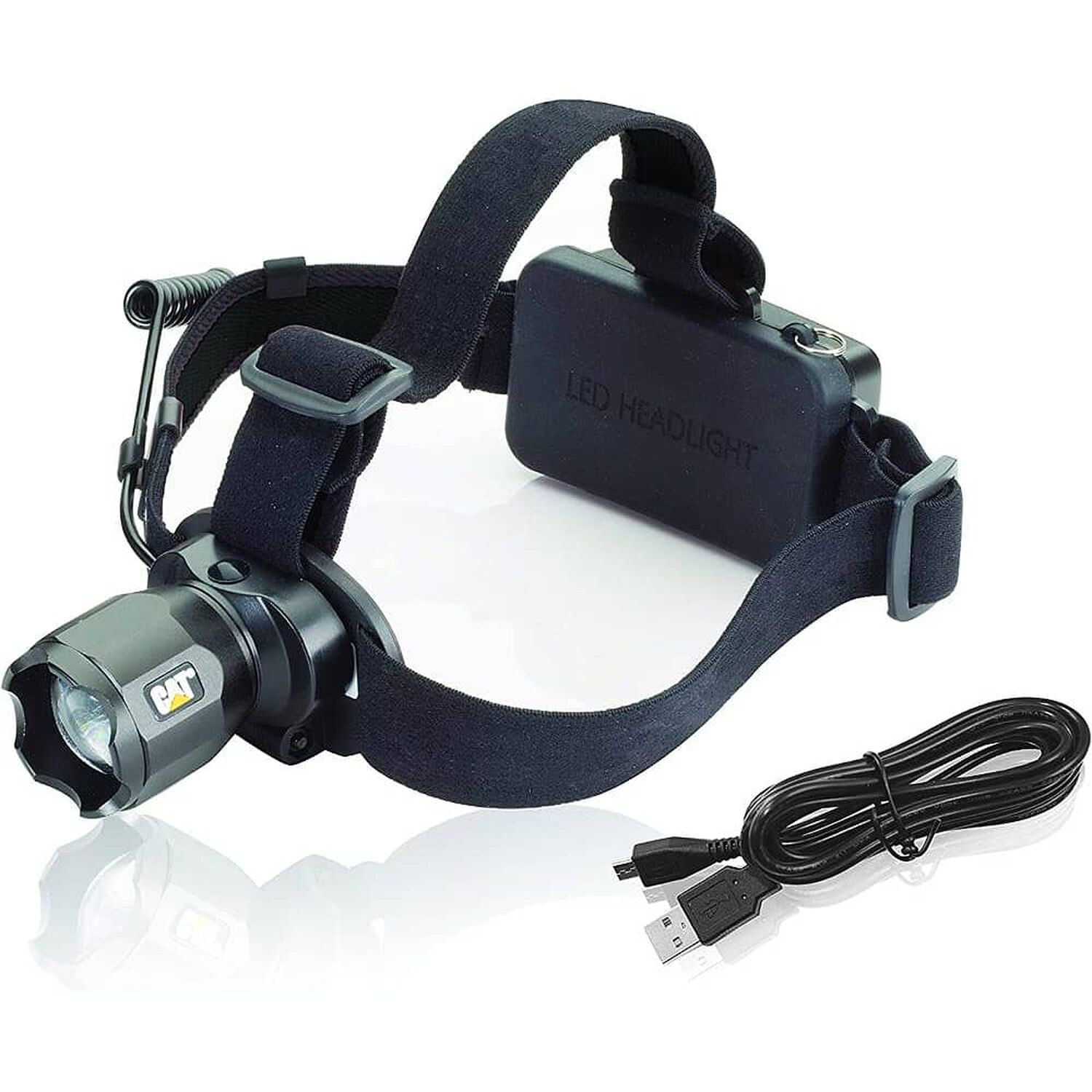 Linterna Led Cabeza Frontal Con Enfoque Recargable Ct4205 Lumenes 380 image number 0.0
