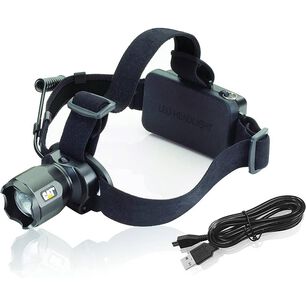 Linterna Led Cabeza Frontal Con Enfoque Recargable Ct4205 Lumenes 380