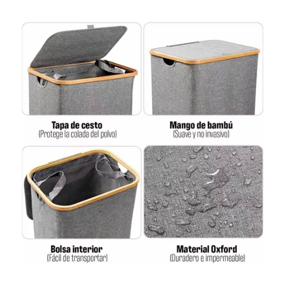 Canasto Ropa Sucia Plegable image number 3.0