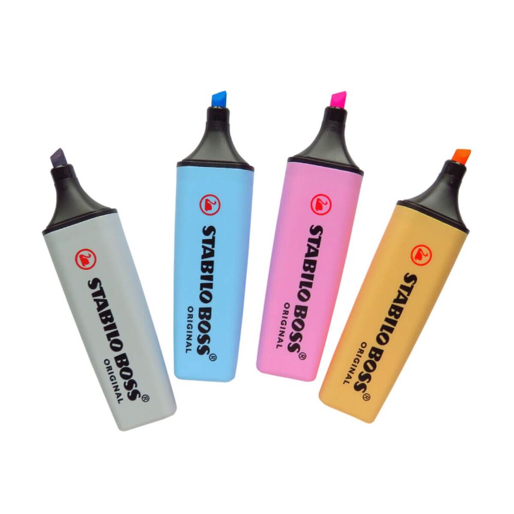 Set 4 Destacadores Pasteles Stabilo image number 1.0