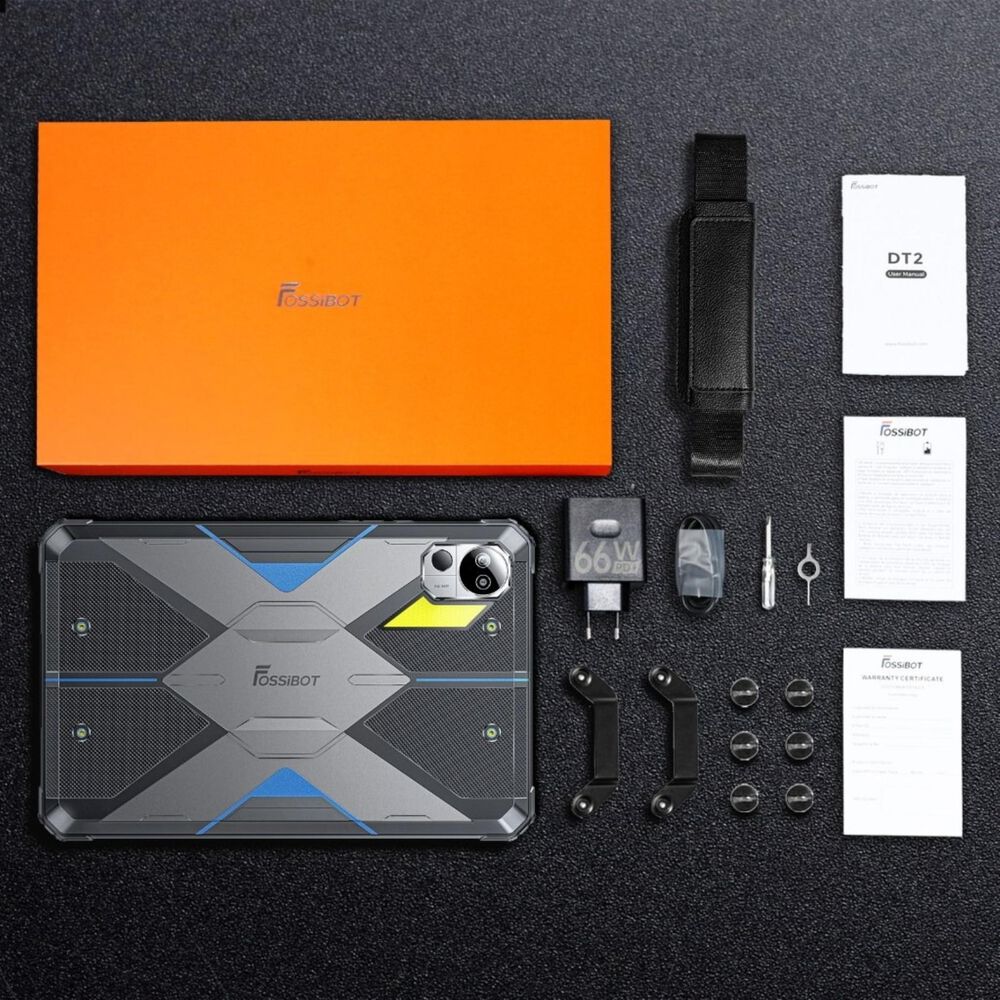 Fossibot Dt2 - Tablet Rugerizada 10,4'' 2k, Cámara 64 Mp, Batería 22.000 Mah image number 9.0