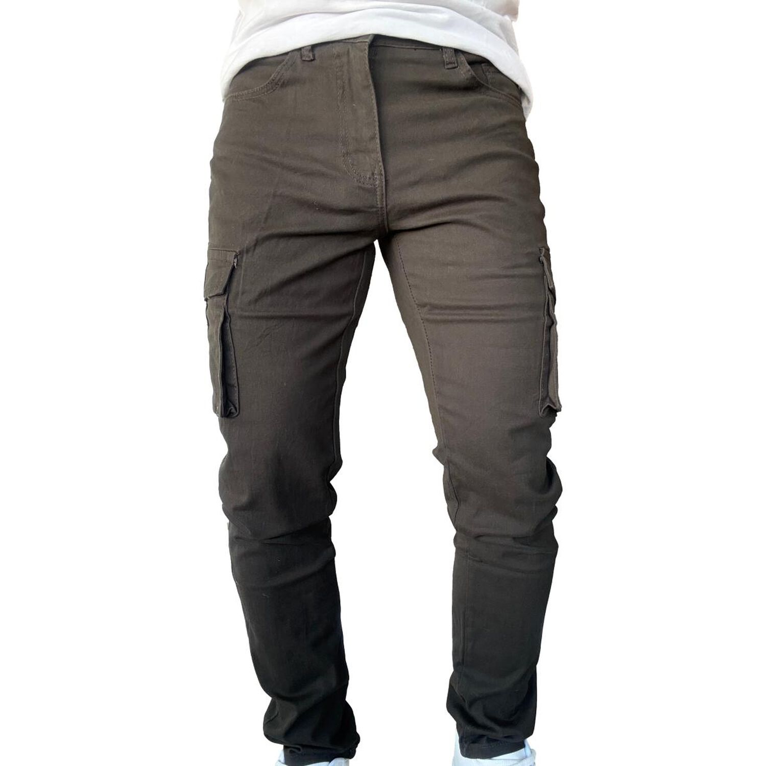 Pantal&oacute;n Cargo Slim Fit Mosaico Tela Elasticada image number 26.0