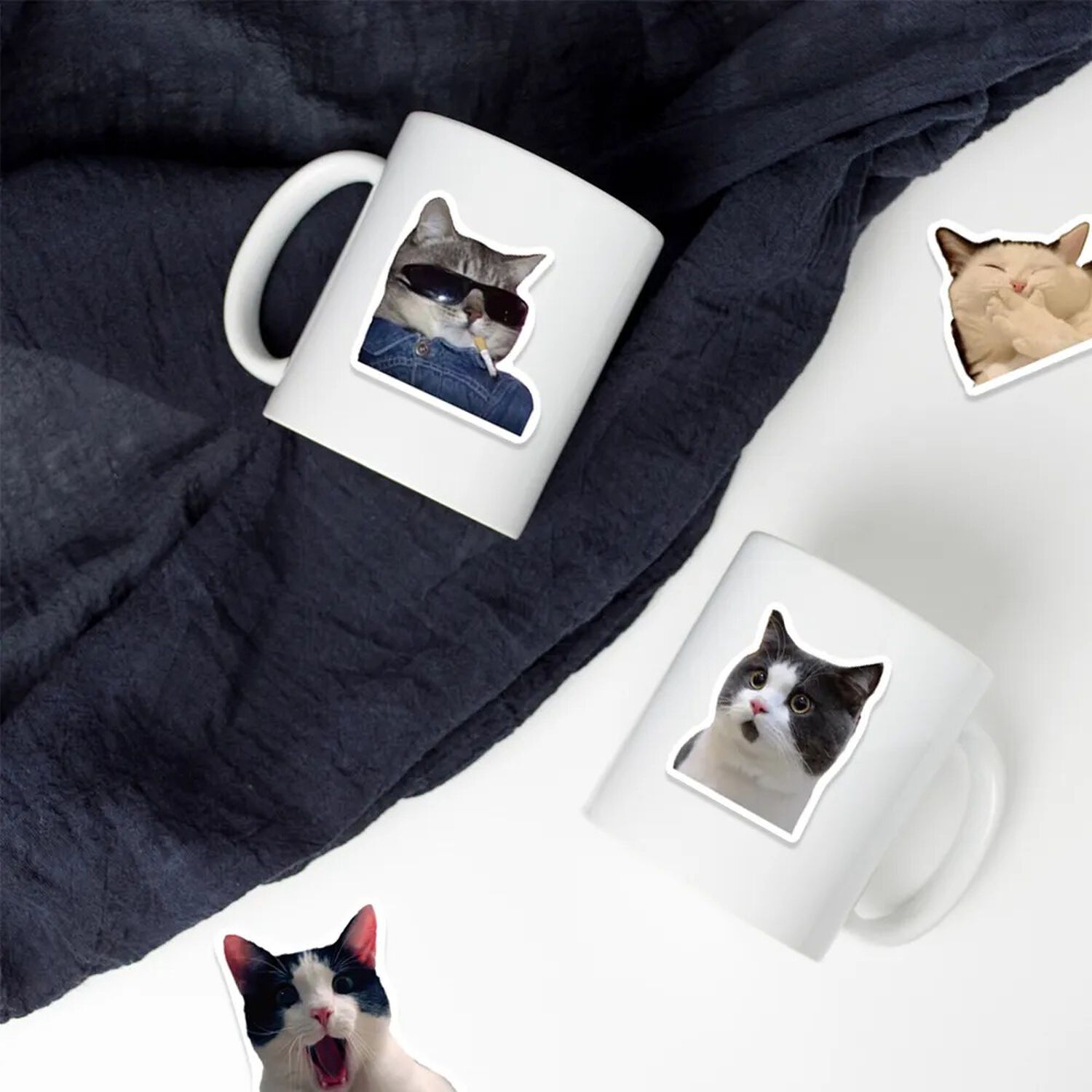 Pack 50 Sticker Gatitos Memes Gatos Nekos image number 5.0