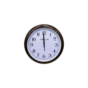 Reloj Para Pared De 15.7 Pulgadas Borde Caf&eacute; Oscuro - Ps