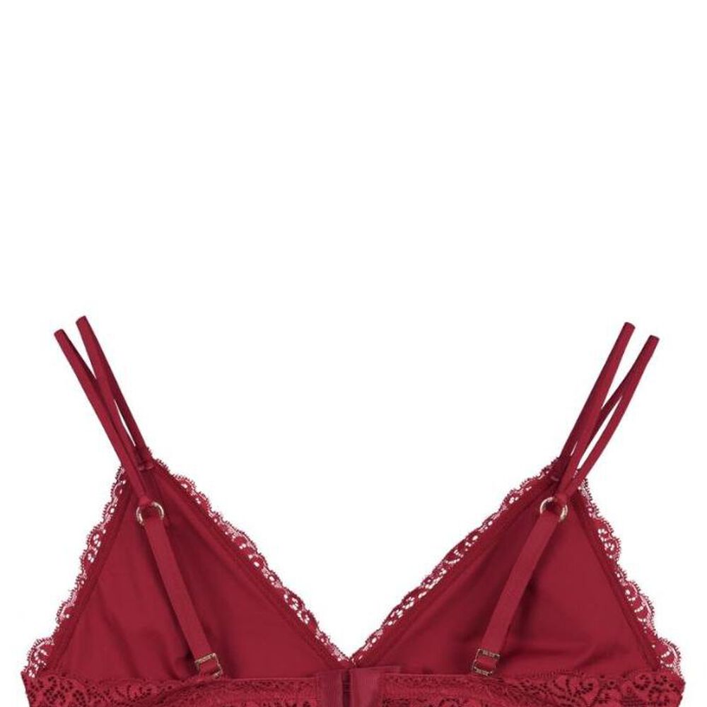 Bralette Sin Copas Ni Aros Rojo 2rios image number 4.0
