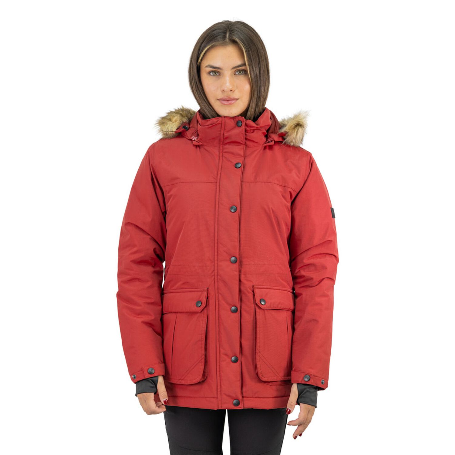 Parka Hw Kodiak Mujer Cabernet image number 0.0