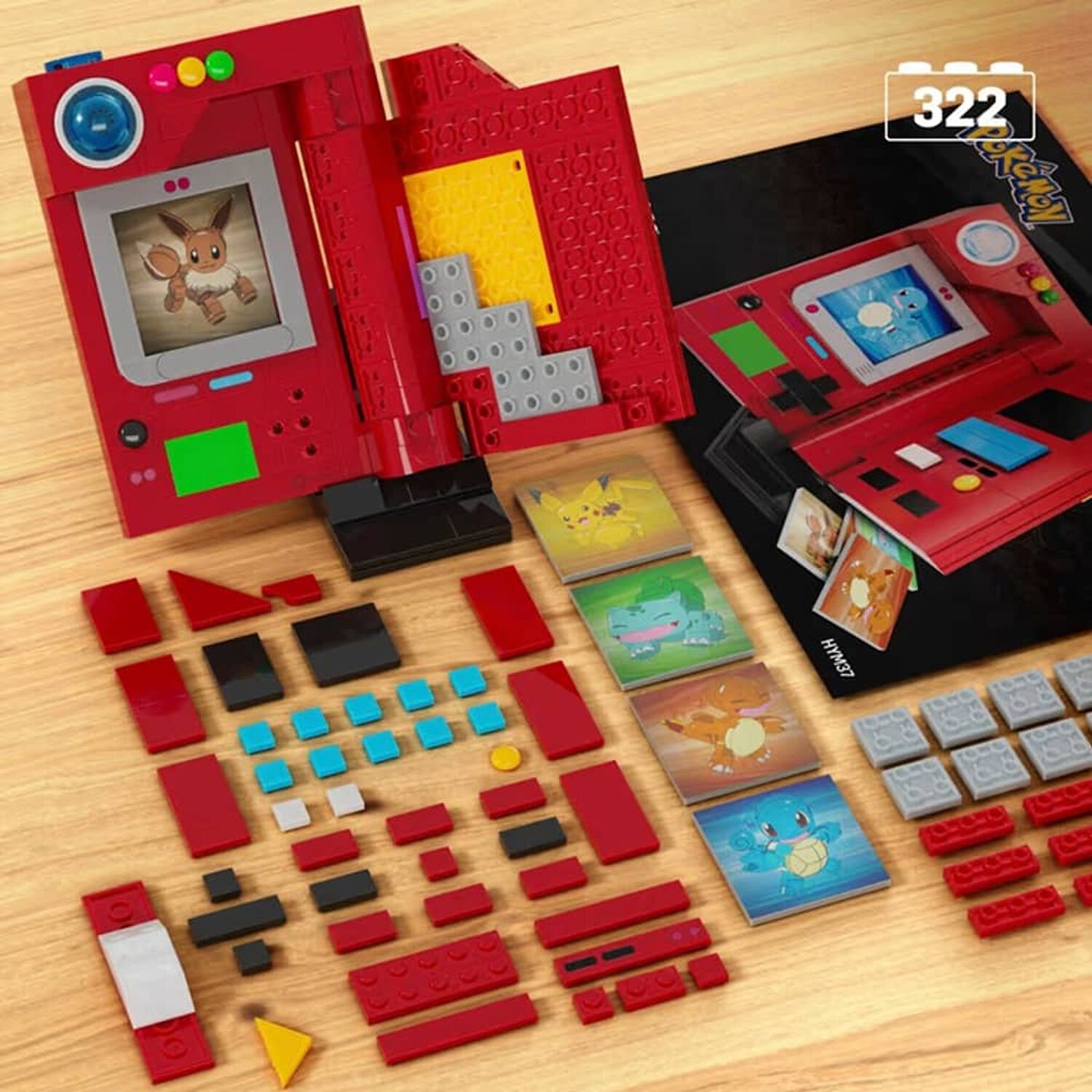 Pokedex Region Kanto Megablock 322 Piezas image number 1.0