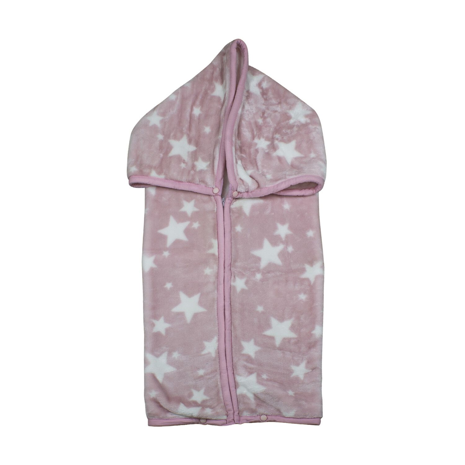 Saco Con Broche Ultra Soft Estrella 80x110cm Rosado Bebesit image number 2.0