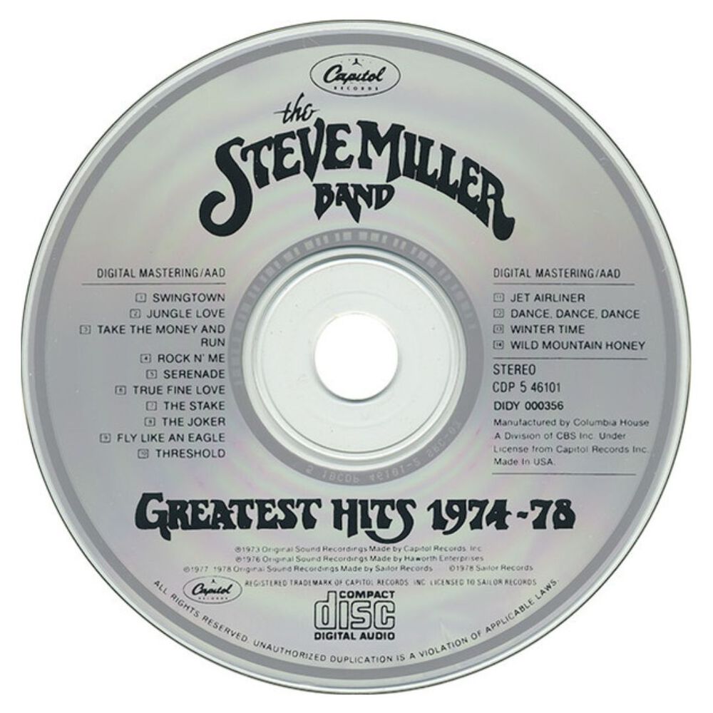 Steve Miller Band - Greatest Hits 1974-78 | Cd Usado image number 2.0