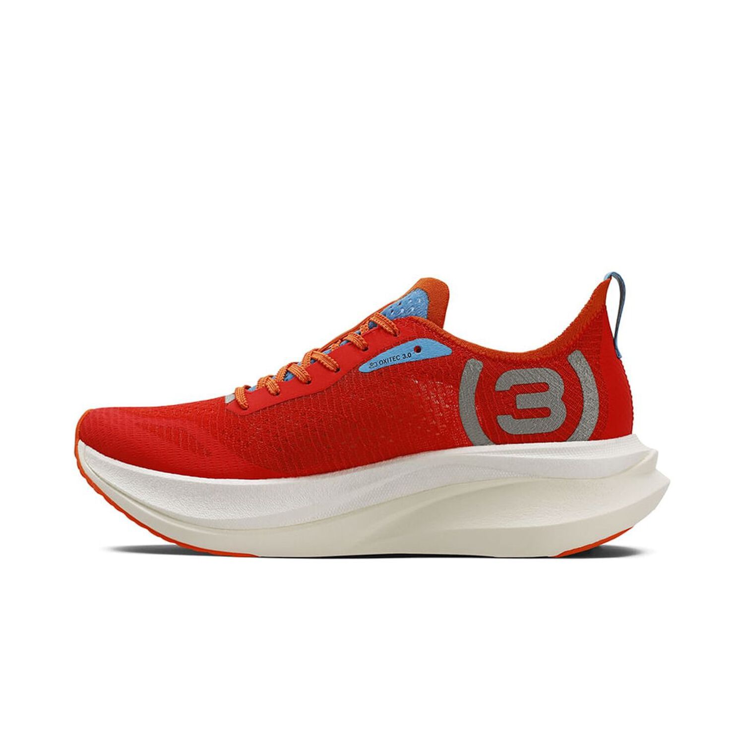 Zapatilla Running Mujer Corre Grafeno 3 Rojo/amarillo image number 4.0