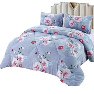 Cobertor De Invierno Plush Con Chiporro 2 Plazas + 2 Fundas De Almohada Ccp-29