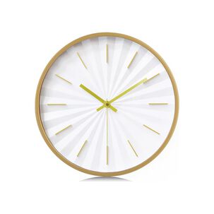 Reloj De Pared Minimalista De Oro Blanco 30cm