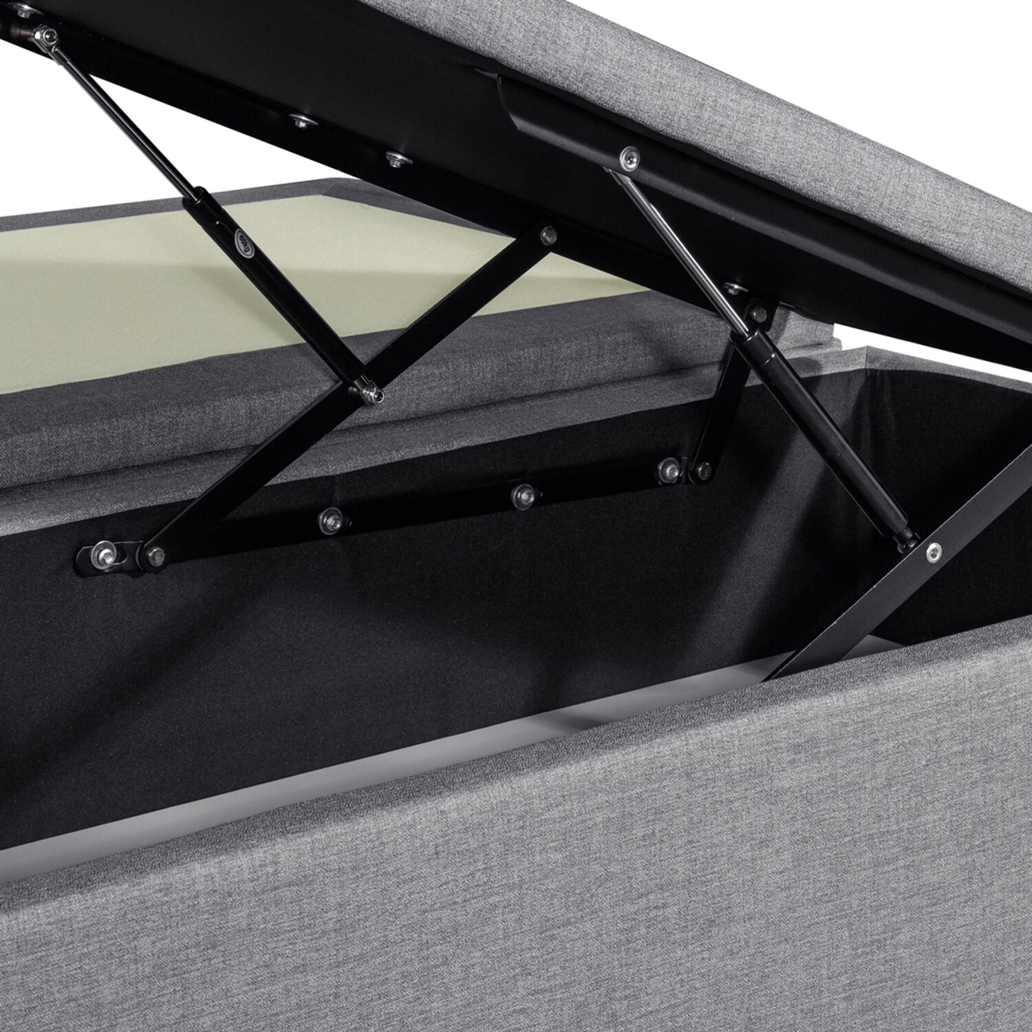 Base Cama Mons Ba&uacute;l 200 Gris / Super King / Base Dividida image number 6.0