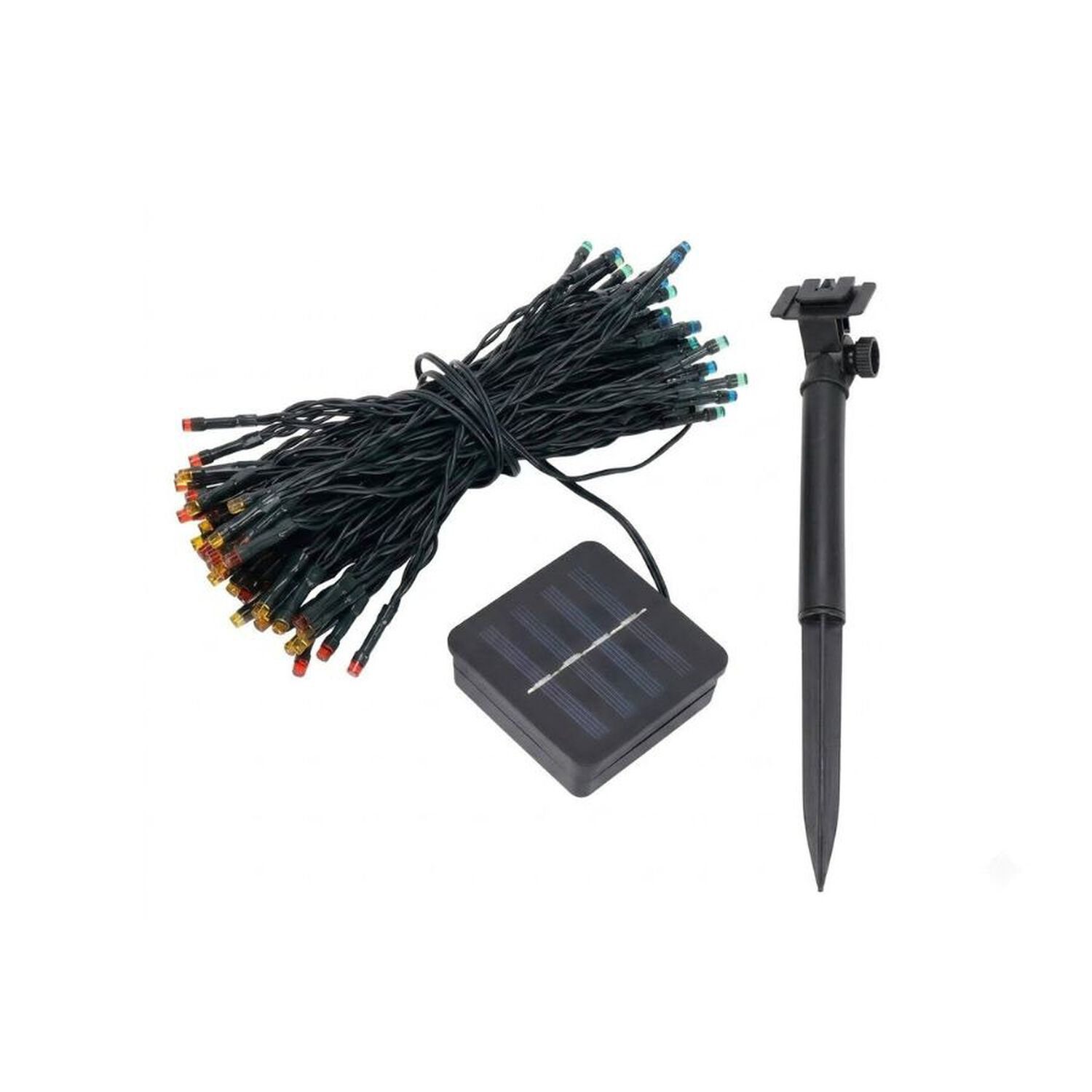 Guirnalda Luces Solares 100 Led Decoracion Jardin Terraza 200m image number 0.0