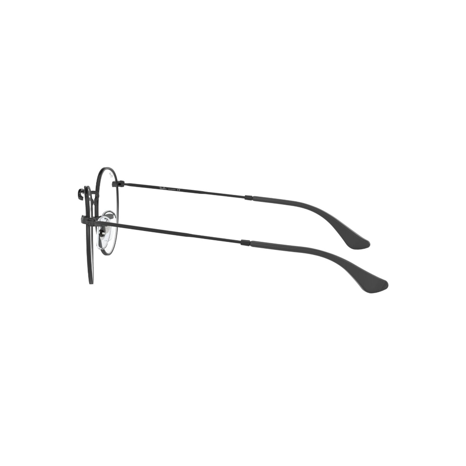 Lentes &Oacute;pticos Round Metal Matte Black Ray-ban Optical image number 3.0