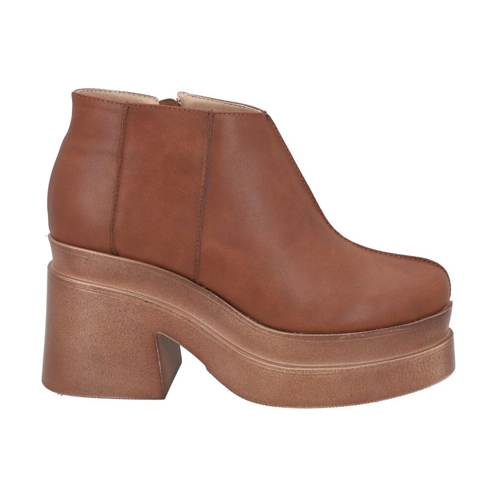 Botin Mujer Camel Plataforma Zeta Police image number 0.0