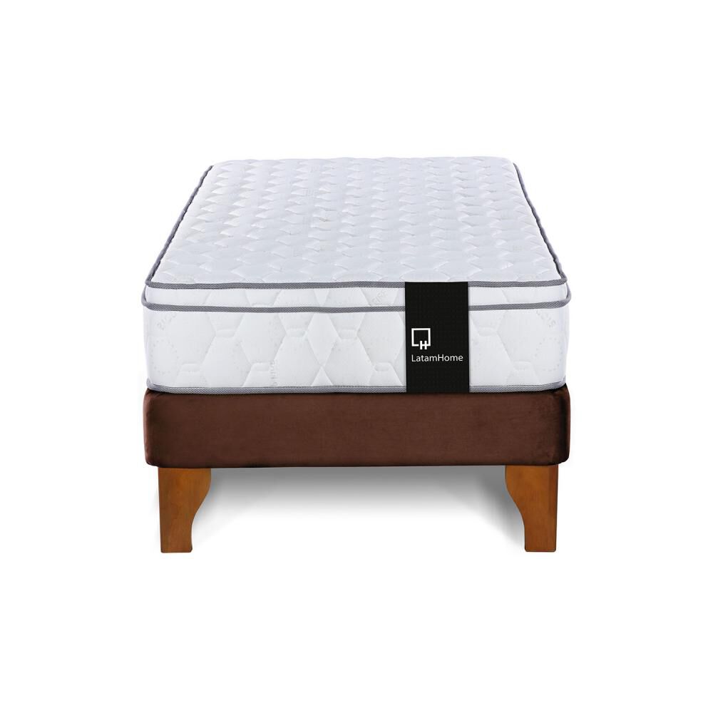 Cama Europea Latam Home Zen Top / 1.5 Plazas / Base Normal image number 0.0