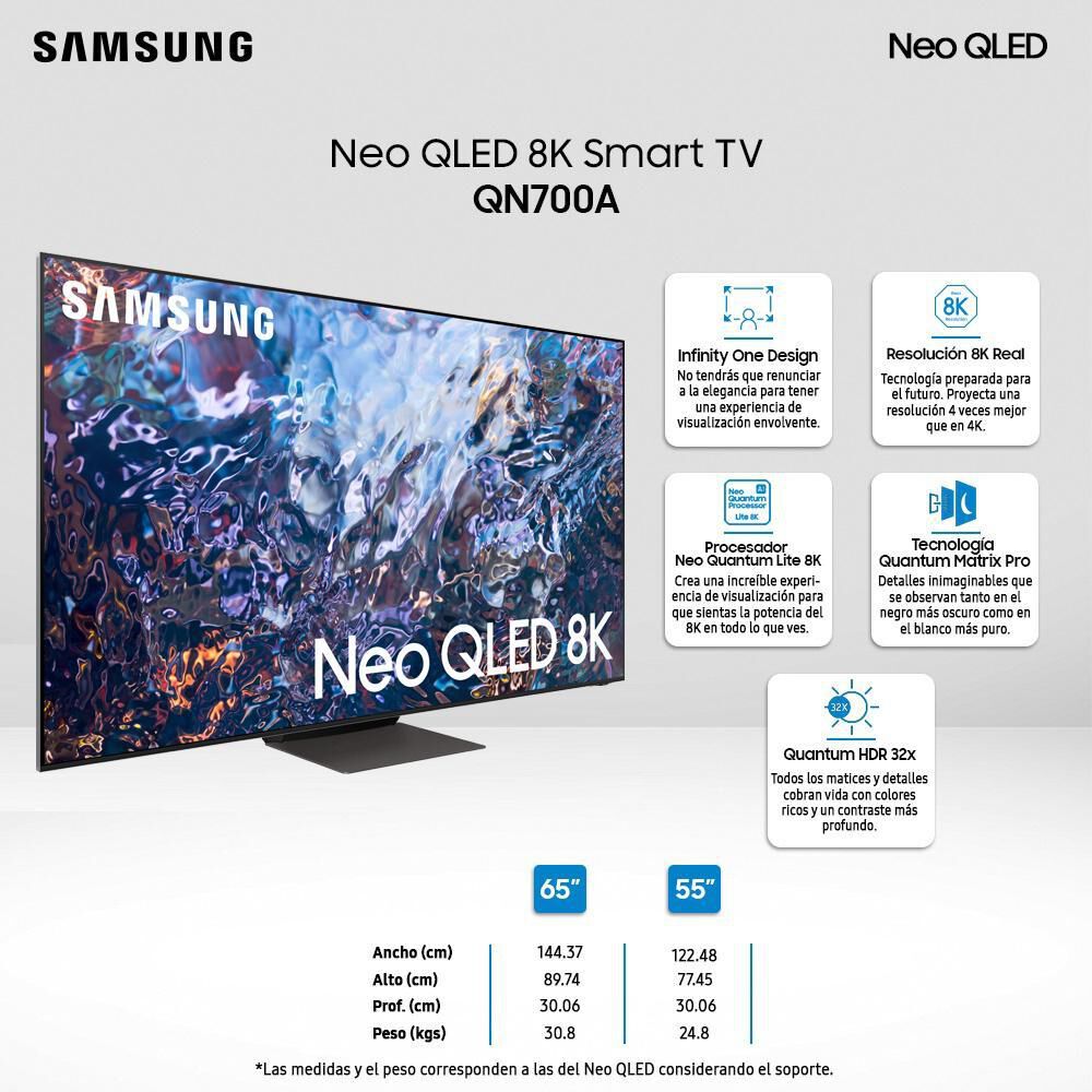 Neo Qled 65" Samsung QN700A / 8K / Smart TV image number 6.0