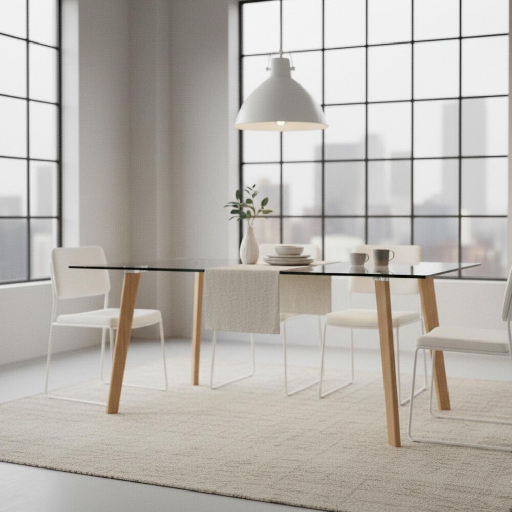 Mesa De Comedor Cristal 140x80cm image number 2.0