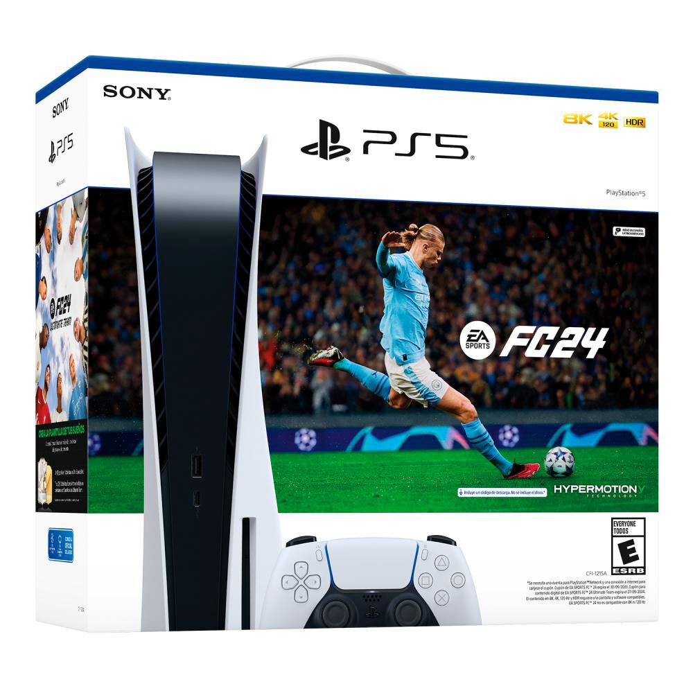 Consola PS5 Sony con Disco + Juego EA Sports FC 24 Digital image number 2.0