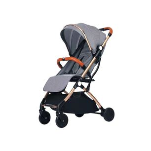 Coche De Paseo &Uacute;ltra Compacto Con Accesorios Gris Lubabycas