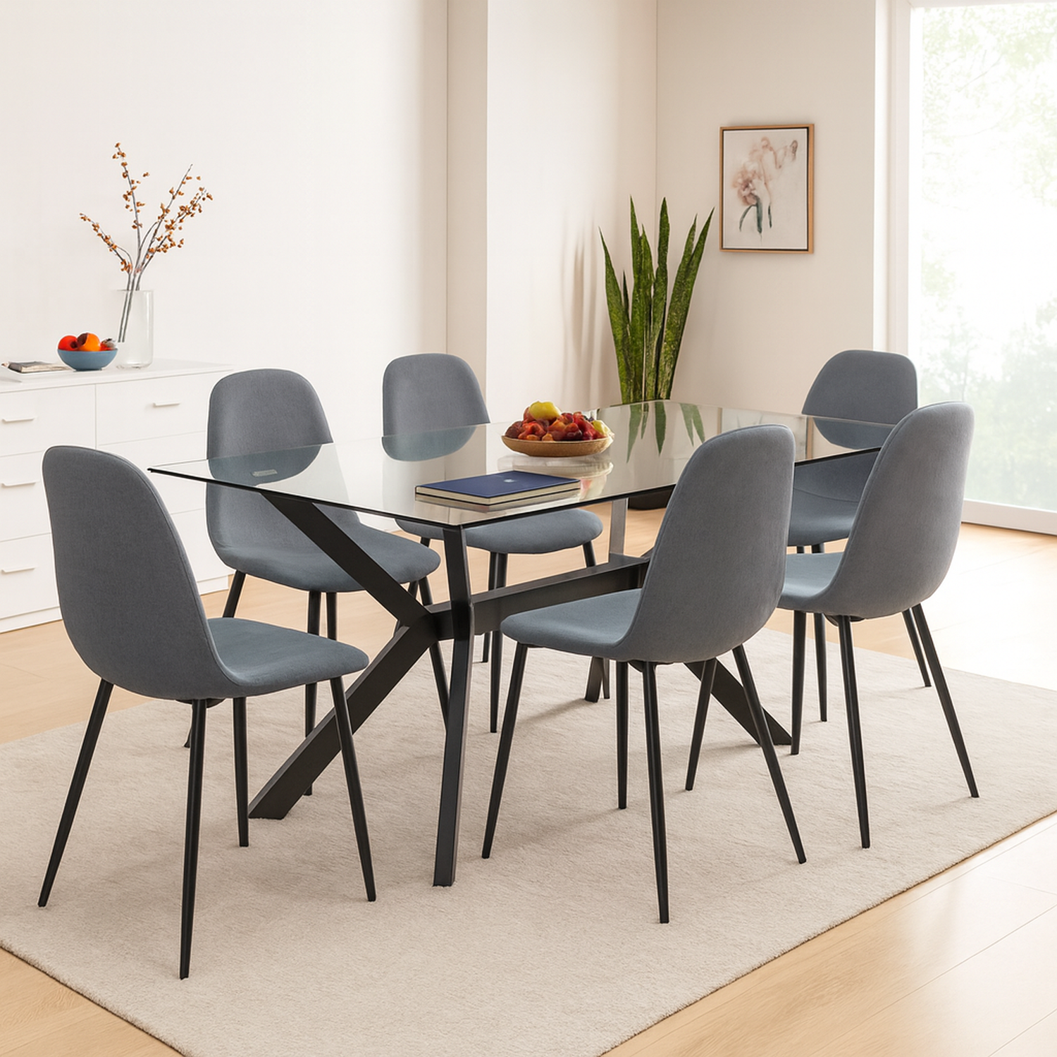 Juego De Comedor Casaideal Dario / 6 Sillas image number 1.0