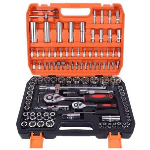 Caja Herramientas Set Kit Juego Dados Chicharra 108 Piezas