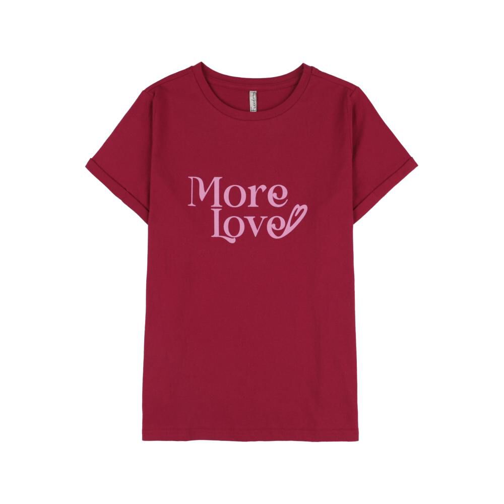 Polera Manga Corta Cuello Redondo Mujer Freedom image number 0.0