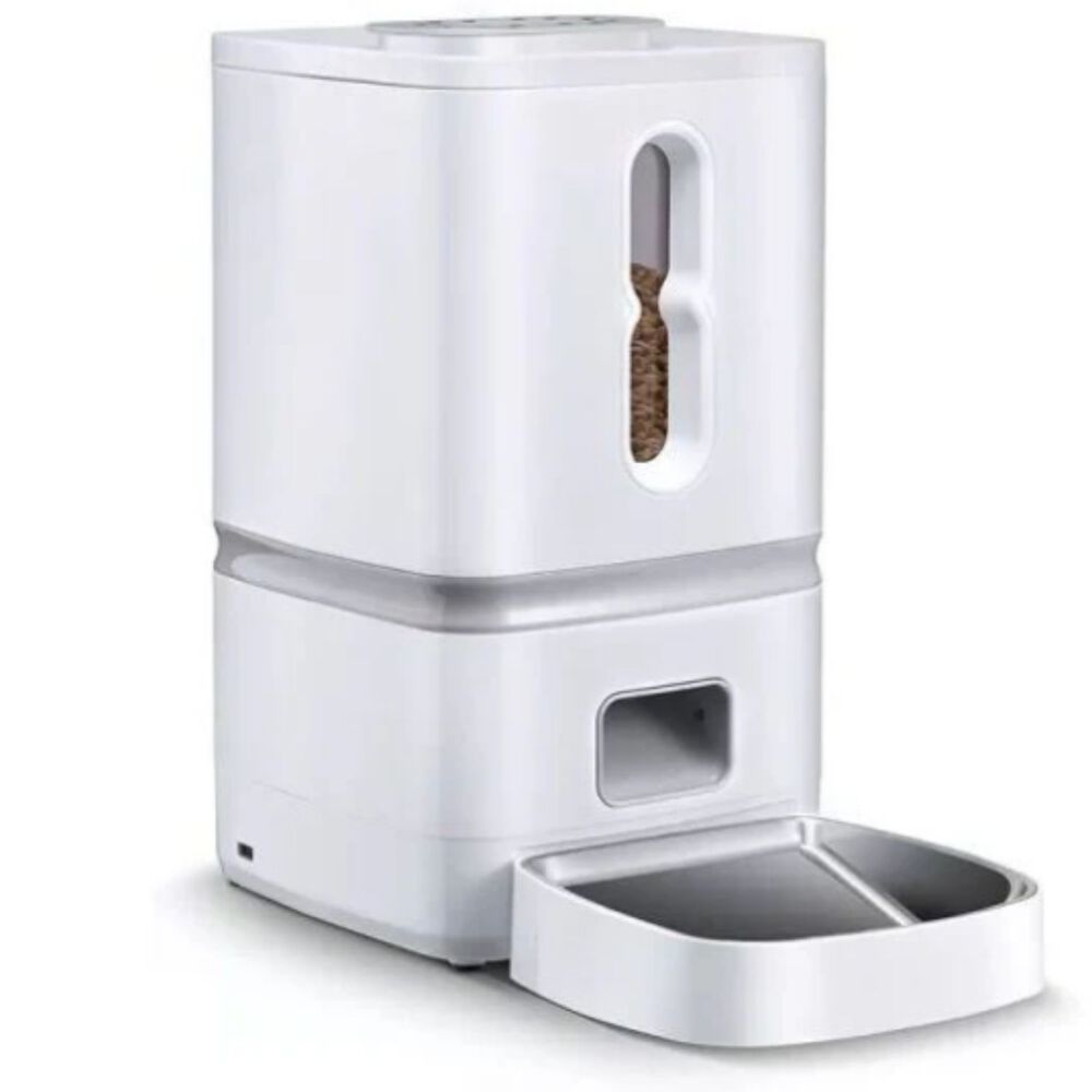 Dispensador Automatico De Comida Mascotas Voz Temporizador image number 0.0