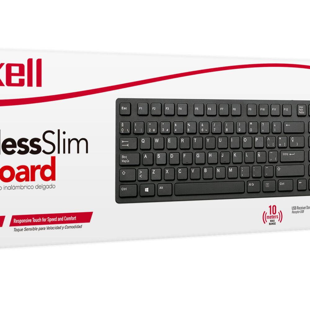 Teclado Inal&aacute;mbrico Maxell Slim Multifuncional Con Pad Num&eacute;rico Wkb-20 image number 2.0