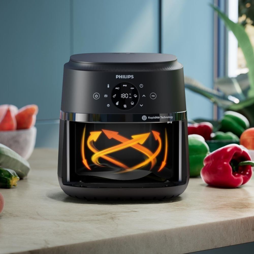 Freidora De Aire T&aacute;ctil Philips Na220/00 4.2l Con Rapid Air image number 4.0