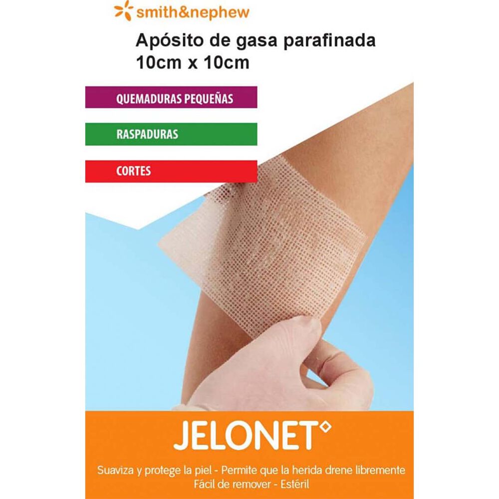 Apósito Parafinado Jelonet 10 X 10 Cm - Pack De 5 Unds image number 3.0