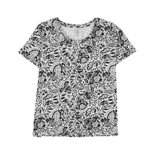 Polera Full Print Manga Corta Cuello Redondo Mujer Geeps