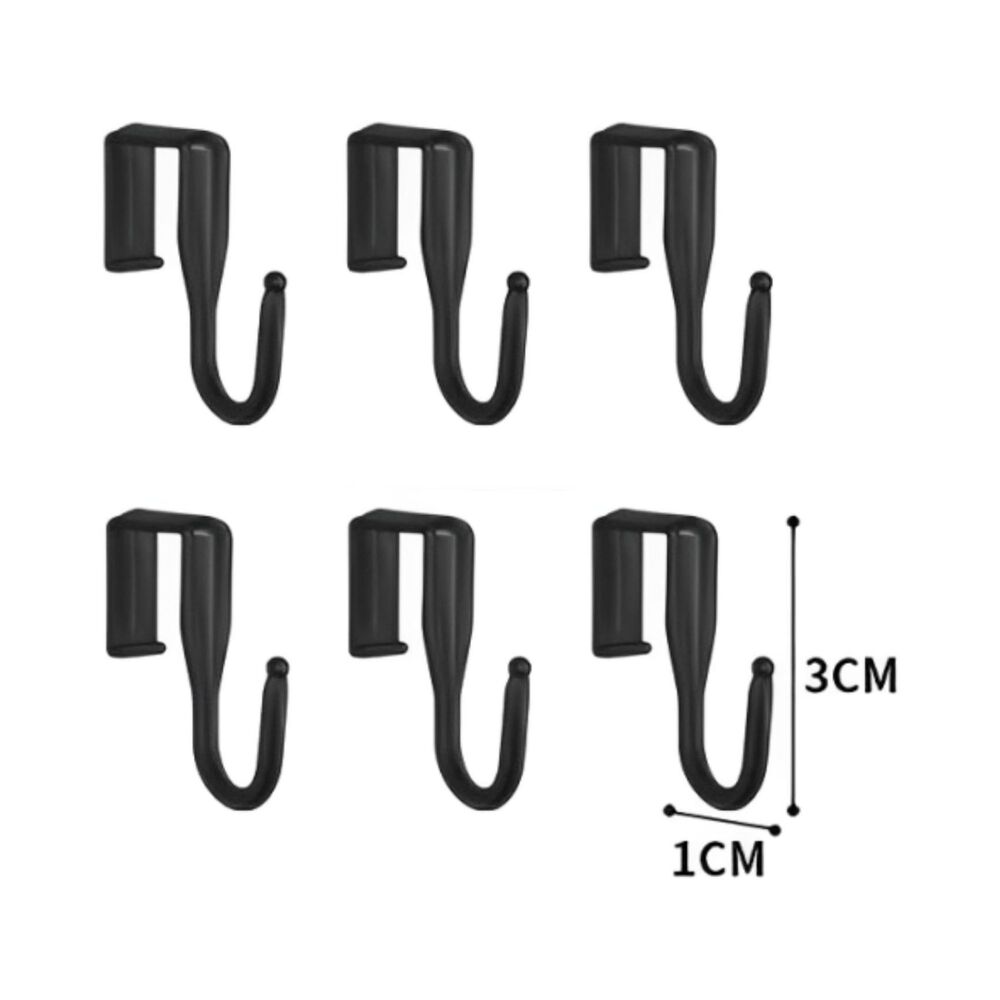 Estante Repisa Rack Extendible Microondas Cocina Gancho Negro image number 3.0