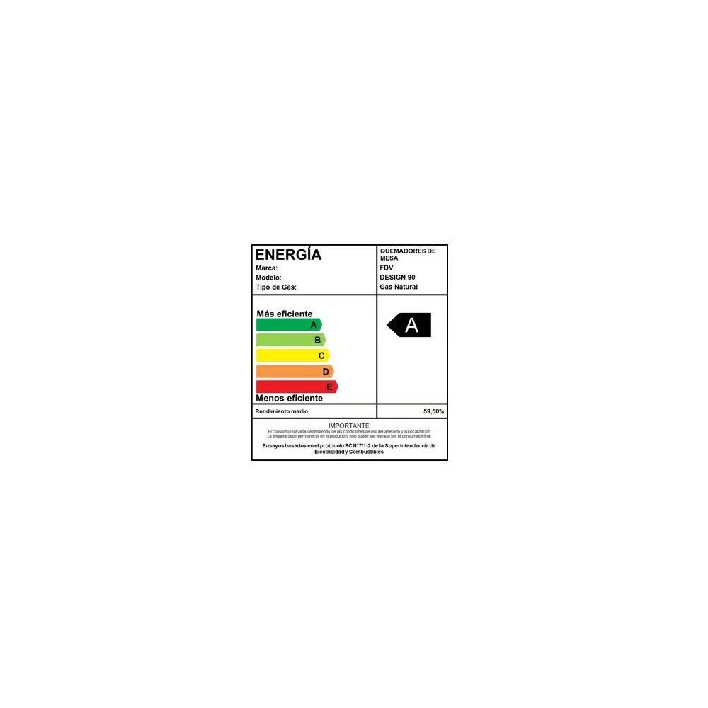 Encimera Gas Natural Fdv Design 90 image number 6.0